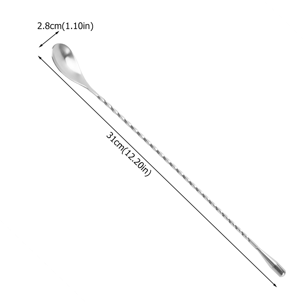 Stainless Steel Bar Wine Cockt - Bar Spoon Twisted のレビューと価格
