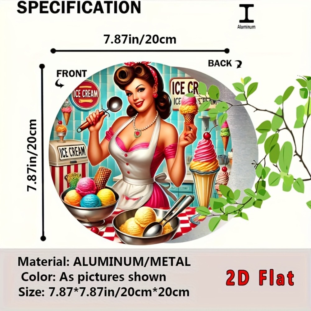 2D Flat 1pc, Round Ice Cream S - Home Bar And Kitchen のレビューと価格