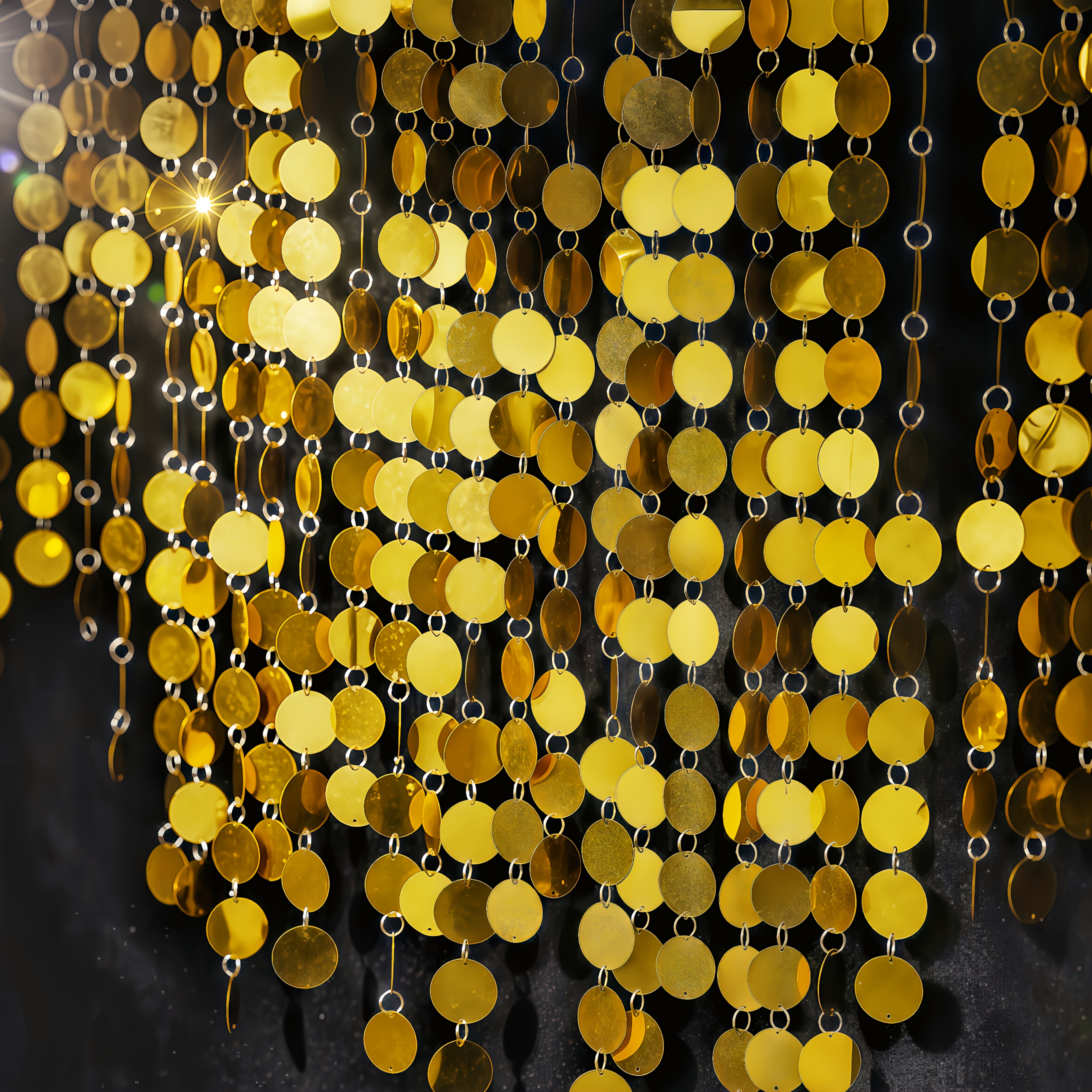 5PCS Circular Sequin Curtain H - Home Bargains のレビューと価格