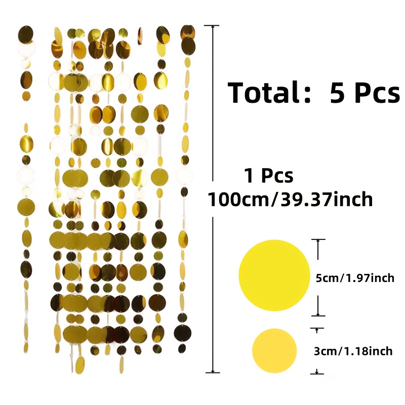 5PCS Circular Sequin Curtain H - Home Bargains のレビューと価格