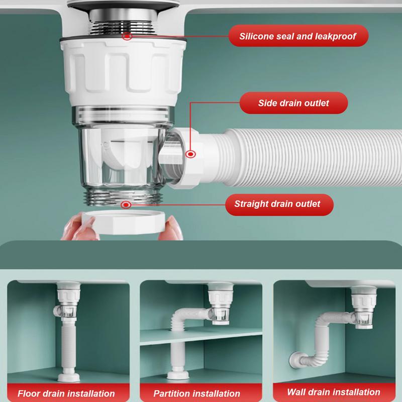 Telescoping Anti-odor Drain Pi - Home Bar Sink のレビューと価格