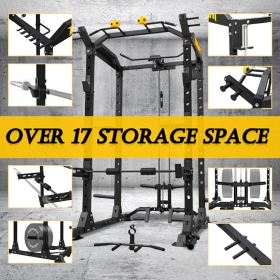 2024 Upgraded T2 Power Cage Mu - Home Bar And Gym のレビューと価格
