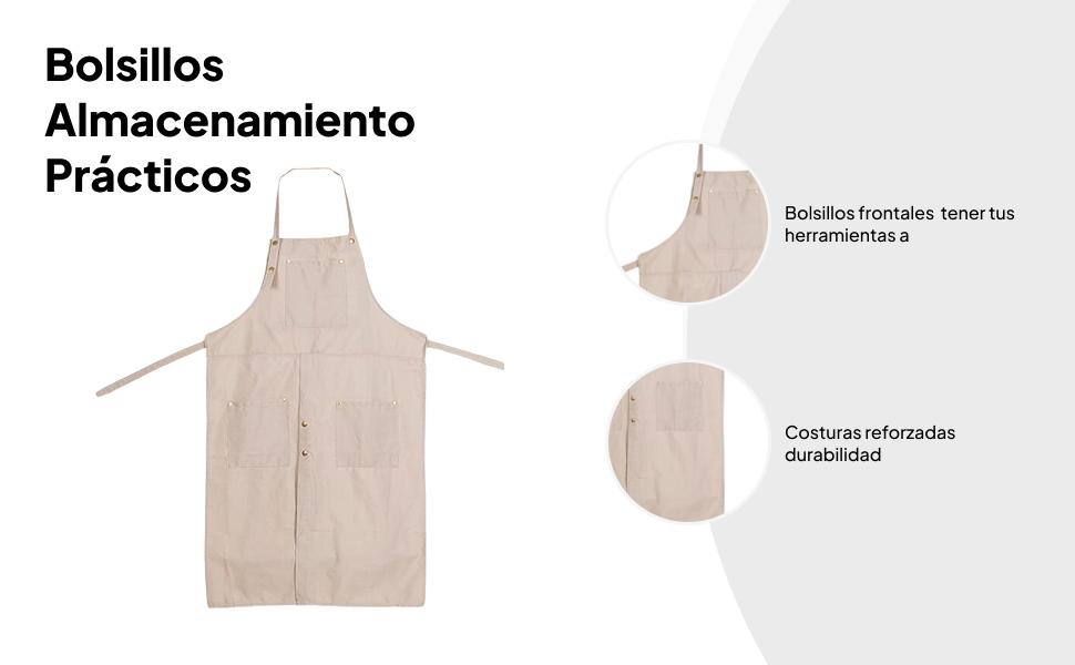 Unisex Canvas Apron with Split - Home Barbershop のレビューと価格