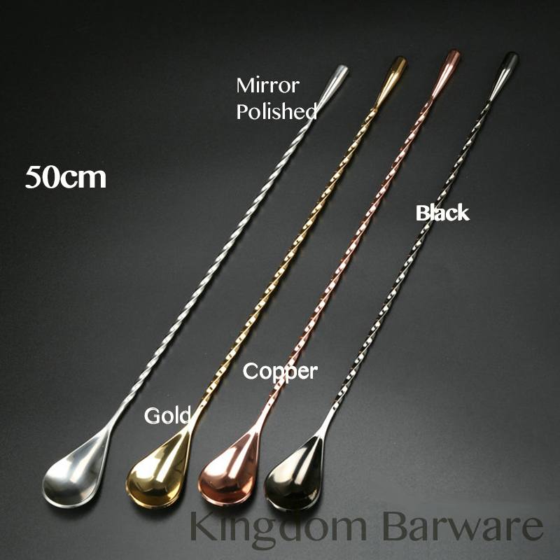 50cm Cocktail Bar Spoon 304 St - Bar Spoon Twisted のレビューと価格