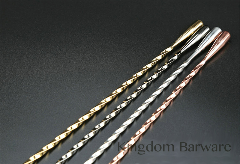 50cm Cocktail Bar Spoon 304 St - Bar Spoon Twisted のレビューと価格