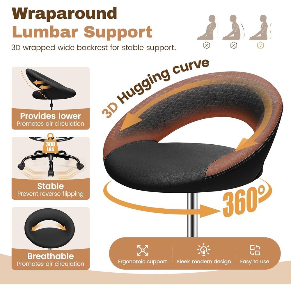 Adjustable Swivel Bar Stools w - Home Bar And Kitchen のレビューと価格