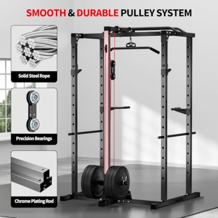 Home gym power rack with LAT p - Home Bar And Gym のレビューと価格