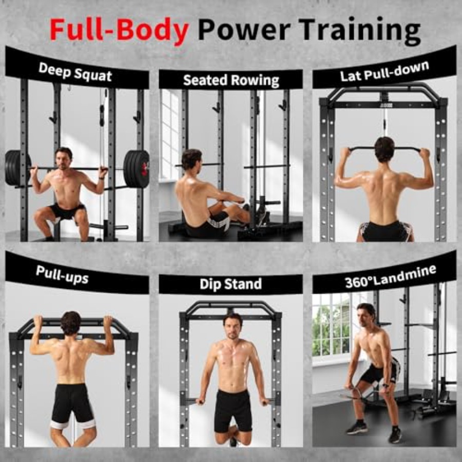 Home gym power rack with LAT p - Home Bar And Gym のレビューと価格