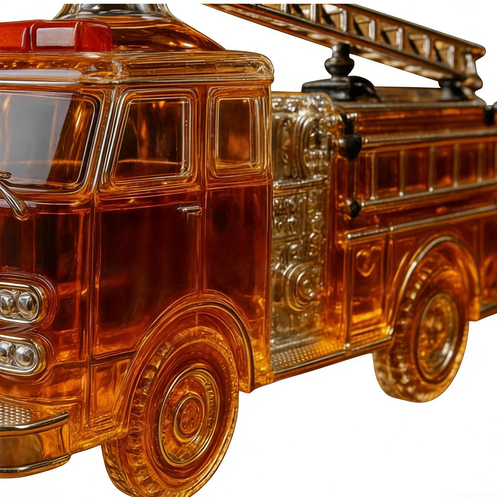 Whiskey Bottle 300ml Fire Truc - Home Bar And Cabinet のレビューと価格