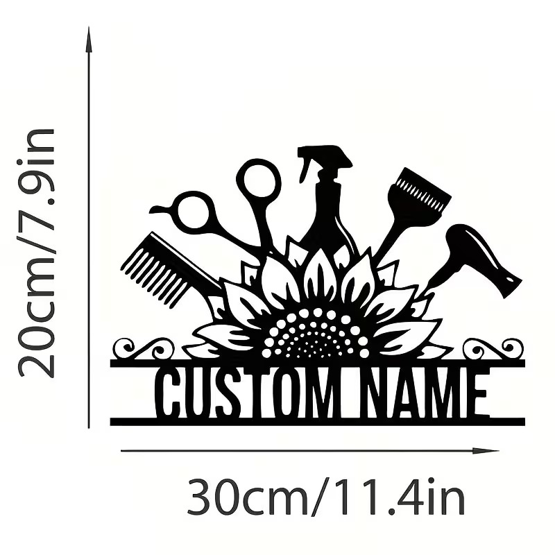 Custom Hair Stylist metal Name - Home Barbershop のレビューと価格