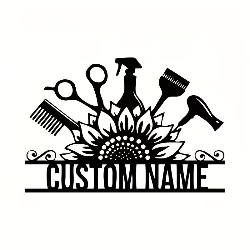 Custom Hair Stylist metal Name - Home Barbershop のレビューと価格
