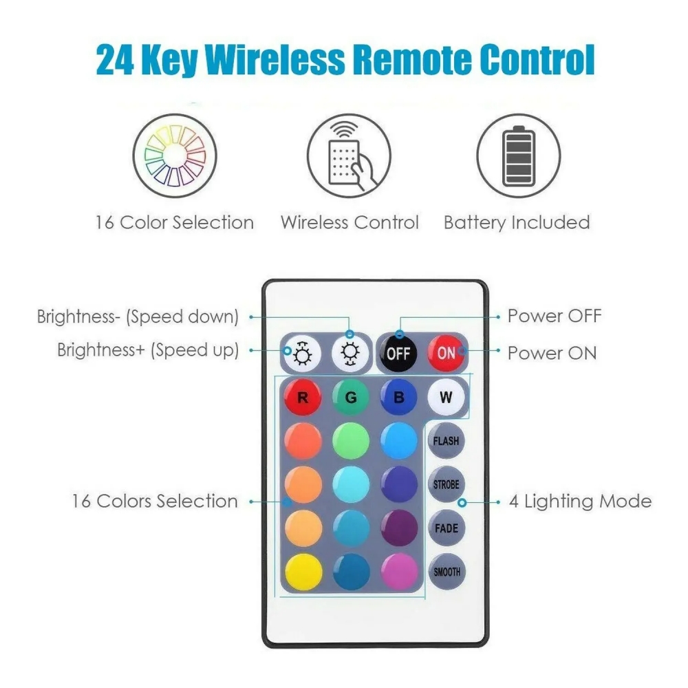 1/2/4/6 Lamp RGB LED Under Cab - Home Bar And Cabinet のレビューと価格