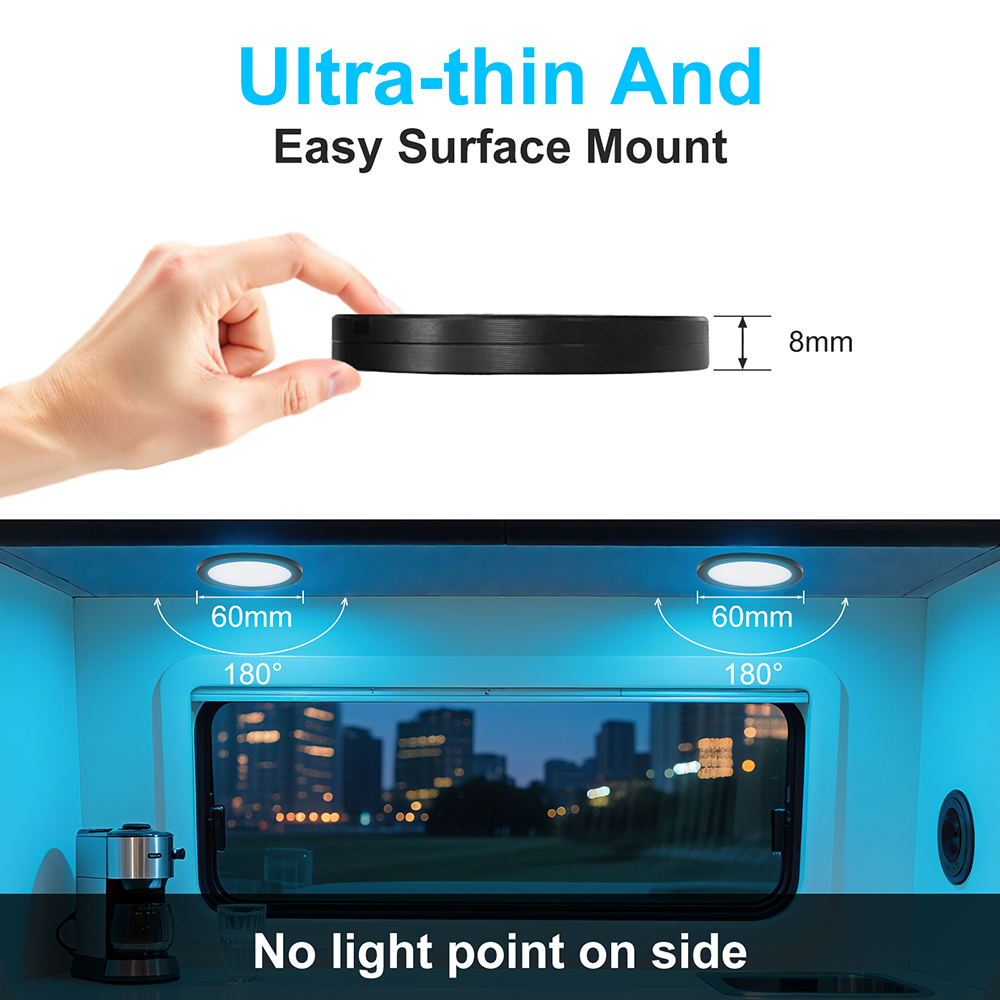 1/2/4/6 Lamp RGB LED Under Cab - Home Bar And Cabinet のレビューと価格