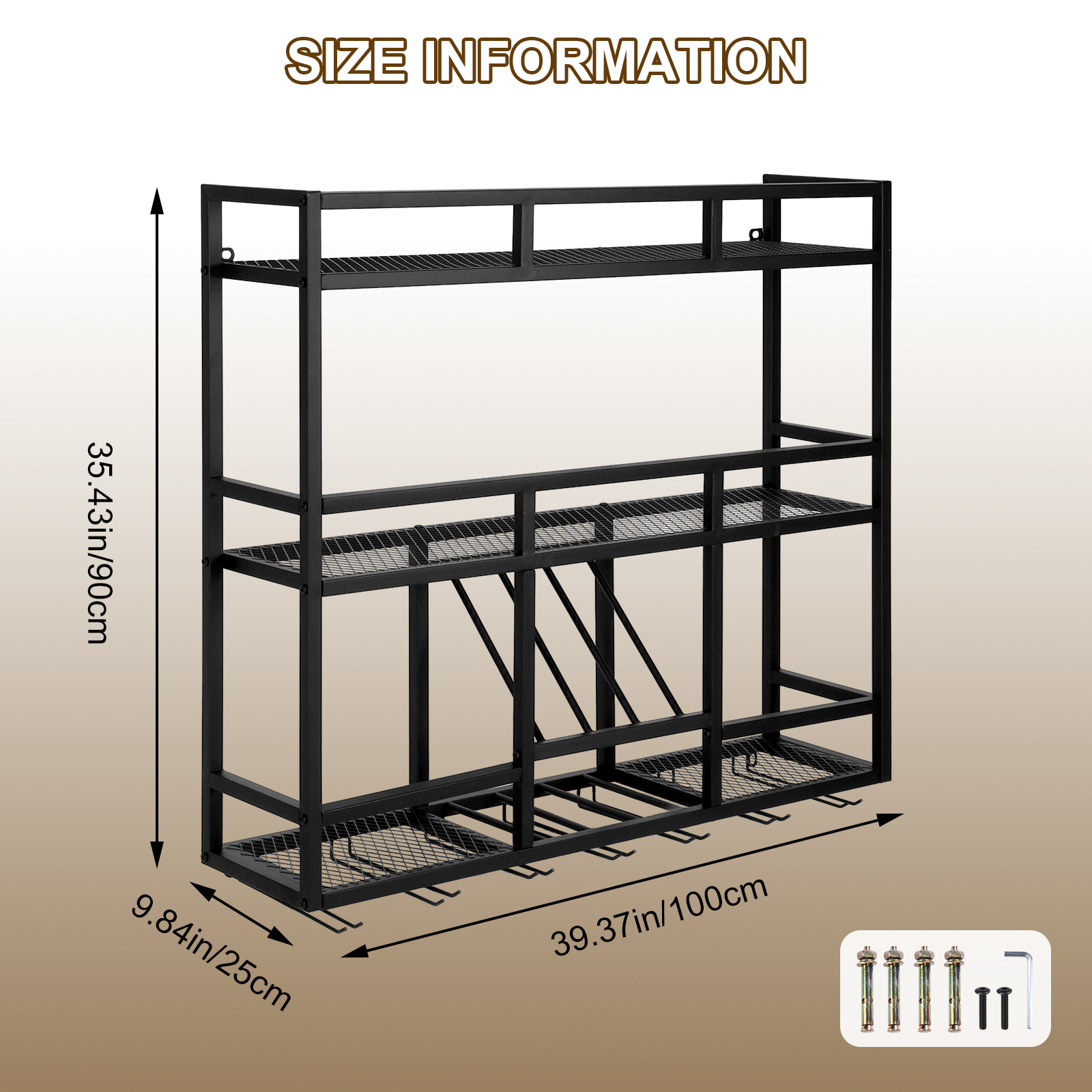 3 Tiers Bar Liquor Bottle Disp - Home Bar Shelf のレビューと価格