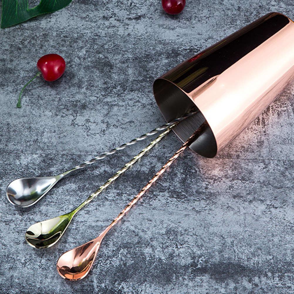 Stainless Steel Bar Spoon Long - Bar Spoon Twisted のレビューと価格