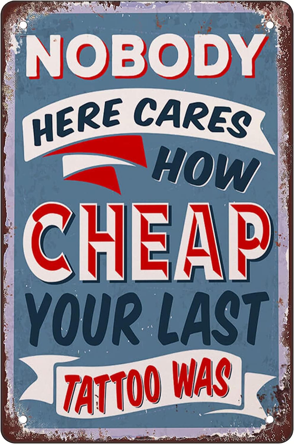 Tin Sign For Tattoo Retro Meta - Home Bar And Restaurant のレビューと価格