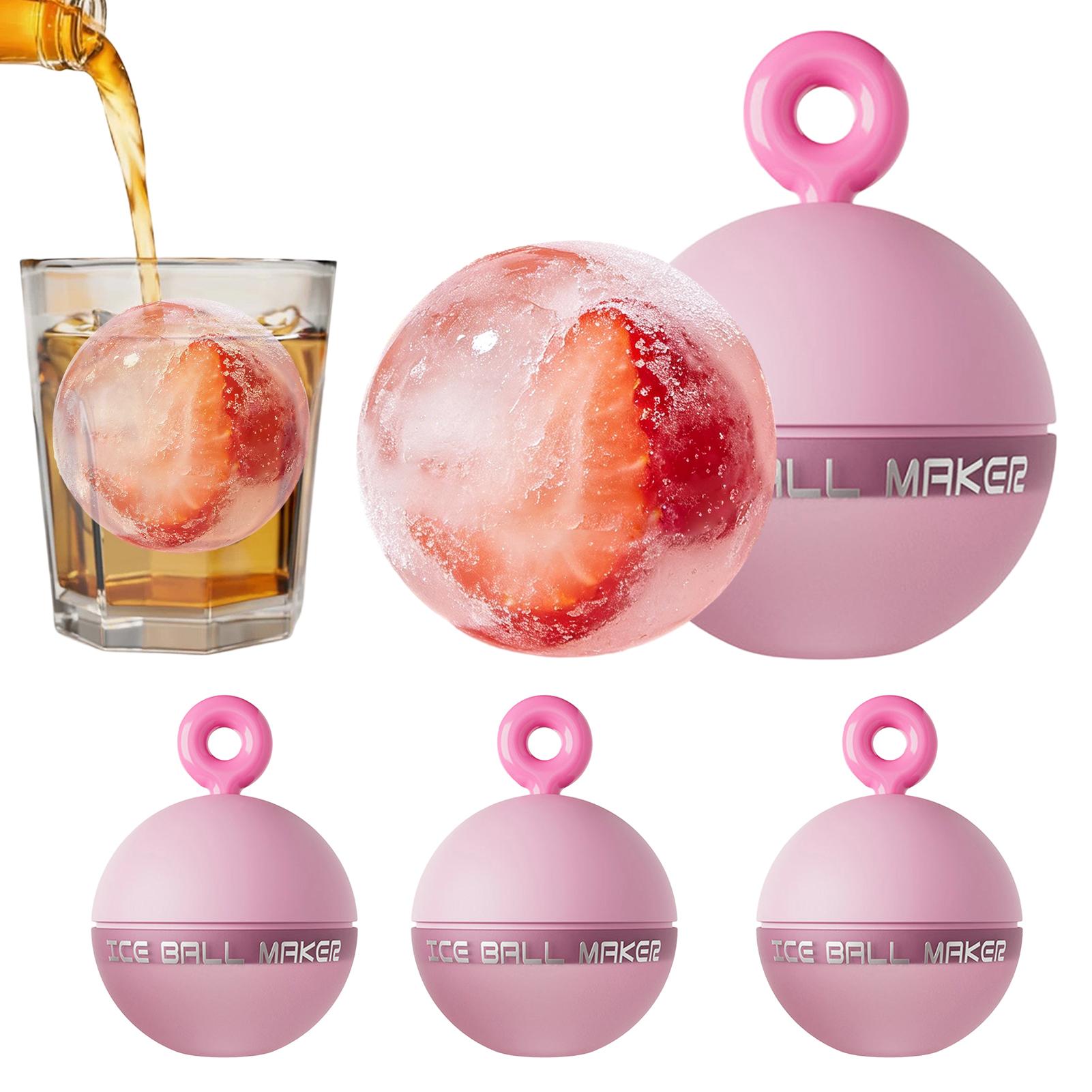 Ice Sphere Mold 2.6 Inch 4 Pie - Ice Mold Sphere のレビューと価格