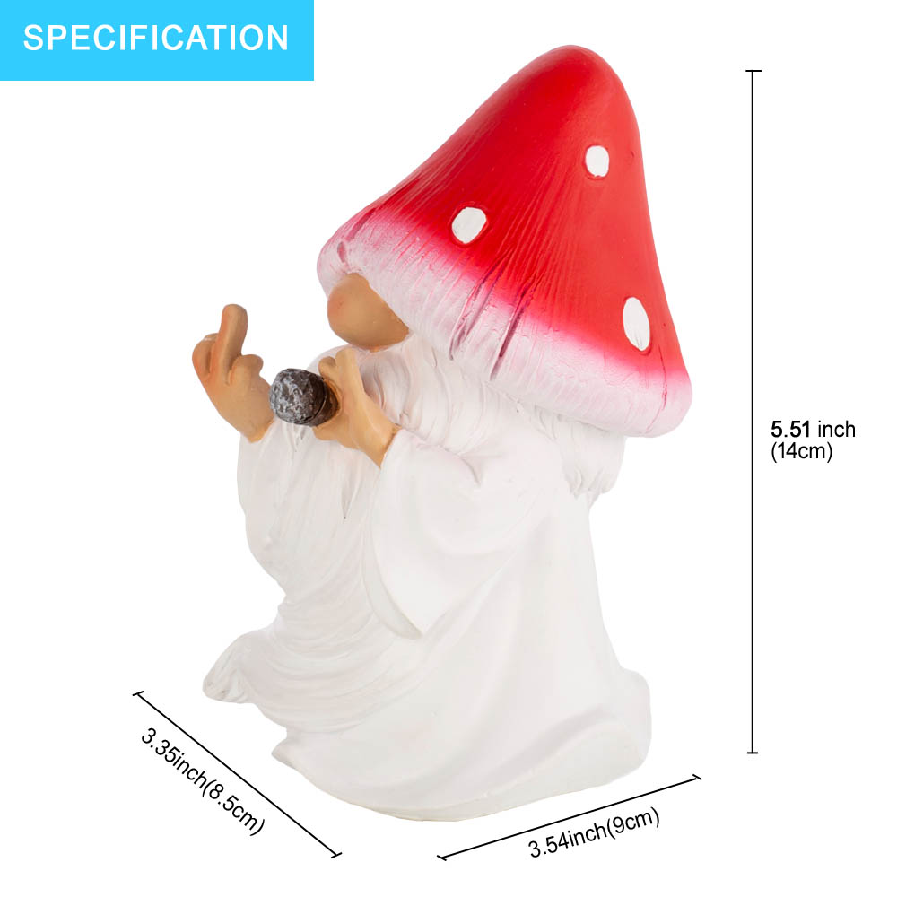 Mushroom Smoking Gnomes Funny  - Home Bargains のレビューと価格