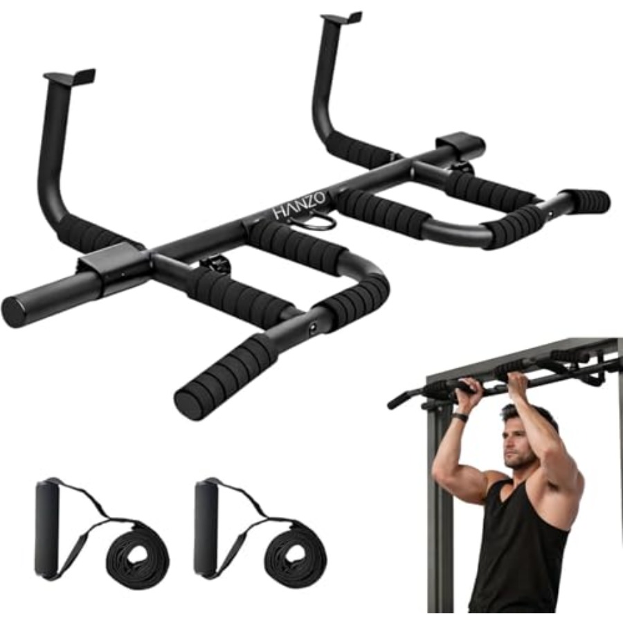 Doorway Pull Up Bar Set with S - Home Bar Setup のレビューと価格