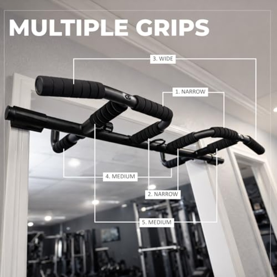 Doorway Pull Up Bar Set with S - Home Bar Setup のレビューと価格