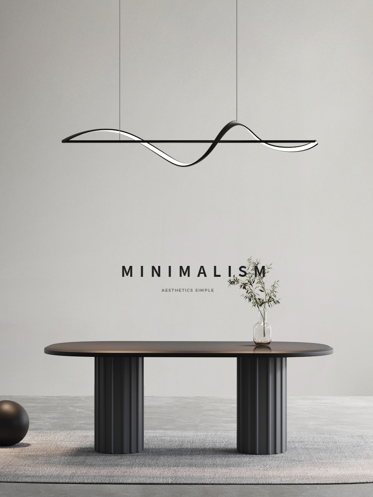 Modern Minimalism Curve Led Pe - Home Bar Word のレビューと価格