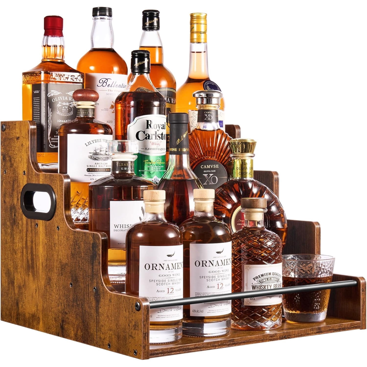 Liquor Bottle Display Shelf, C - Home Bar Shelf のレビューと価格