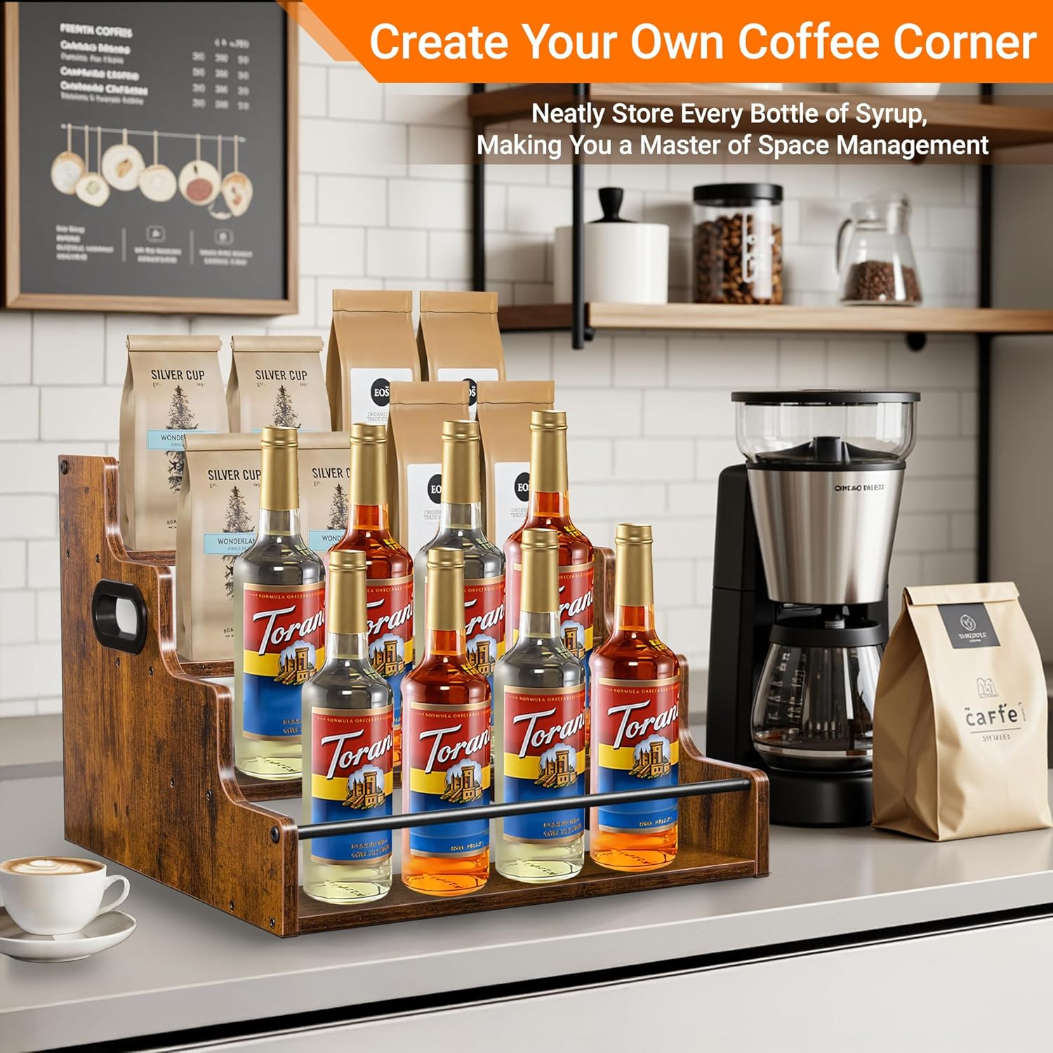 Liquor Bottle Display Shelf, C - Home Bar Shelf のレビューと価格