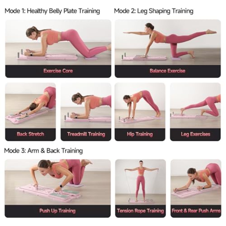 7-in-1 Foldable Pilates Board  - Home Bar Setup Kit のレビューと価格