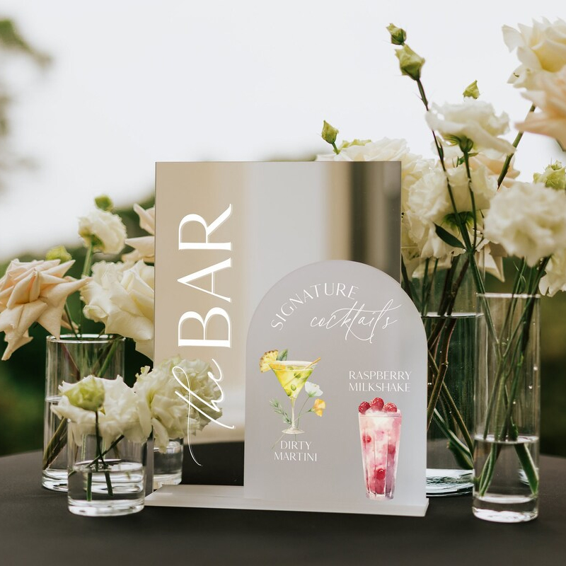 Wedding Bar Menu,Signature Dri - Cocktail Recipe Book のレビューと価格
