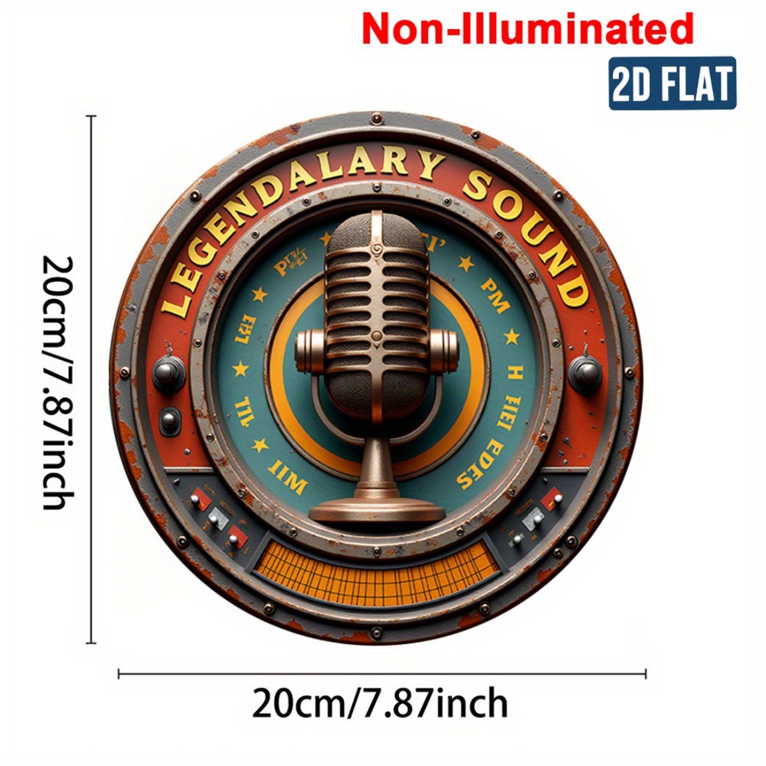 Vintage Stereo Wall Art 2D Met - Home Bar And Kitchen のレビューと価格