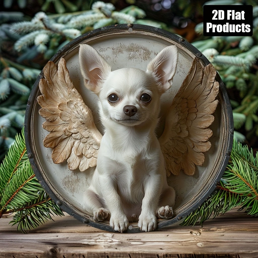 2D Flat, 1pc, Chihuahua Theme, - Home Bar And Kitchen のレビューと価格