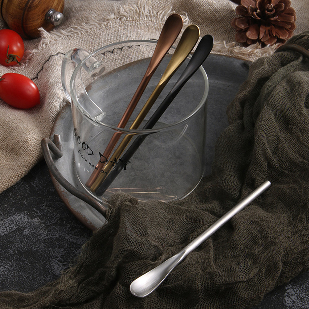 2Pcs Premium Stainless Steel M - Bar Spoon Twisted のレビューと価格