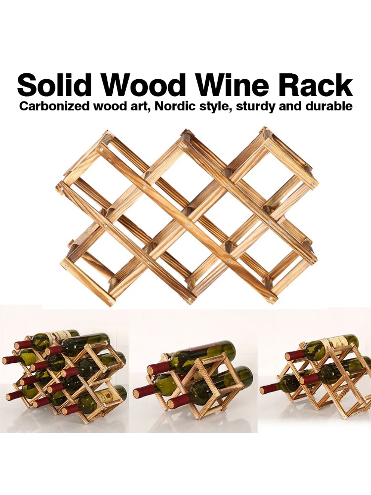 Stackable Wine Storage Shelves - Home Bar Shelf のレビューと価格