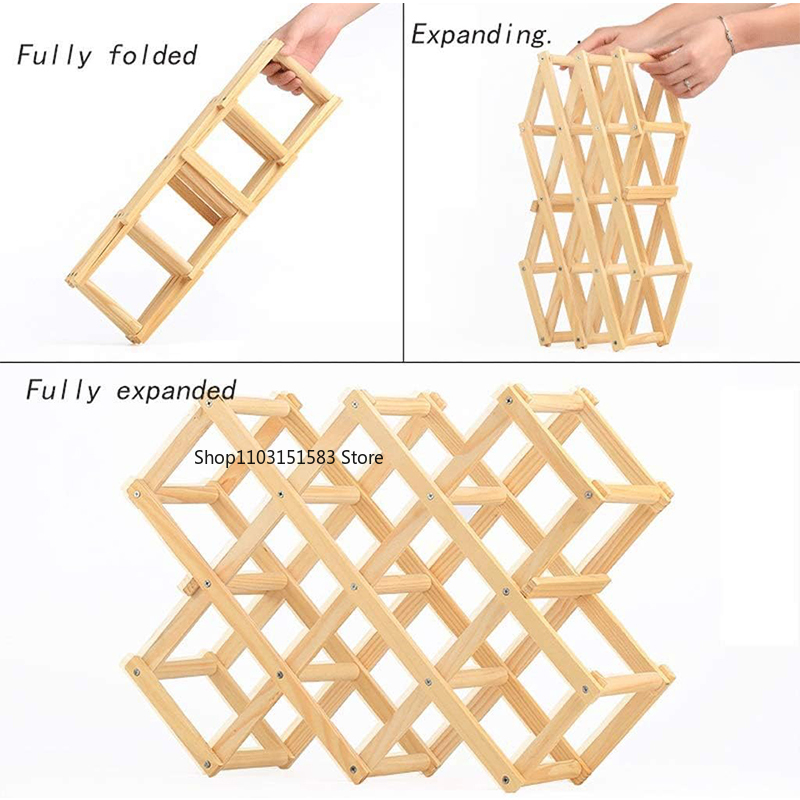 Stackable Wine Storage Shelves - Home Bar Shelf のレビューと価格
