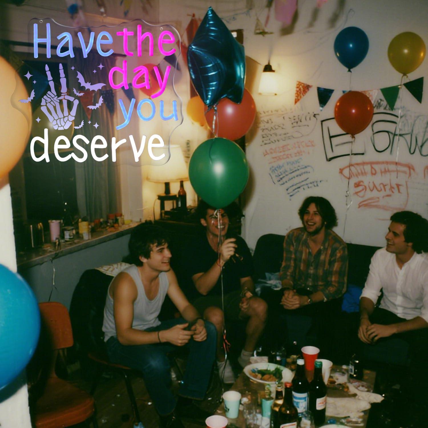 Have The Day You Deserve Neon  - Home Bar Signs のレビューと価格