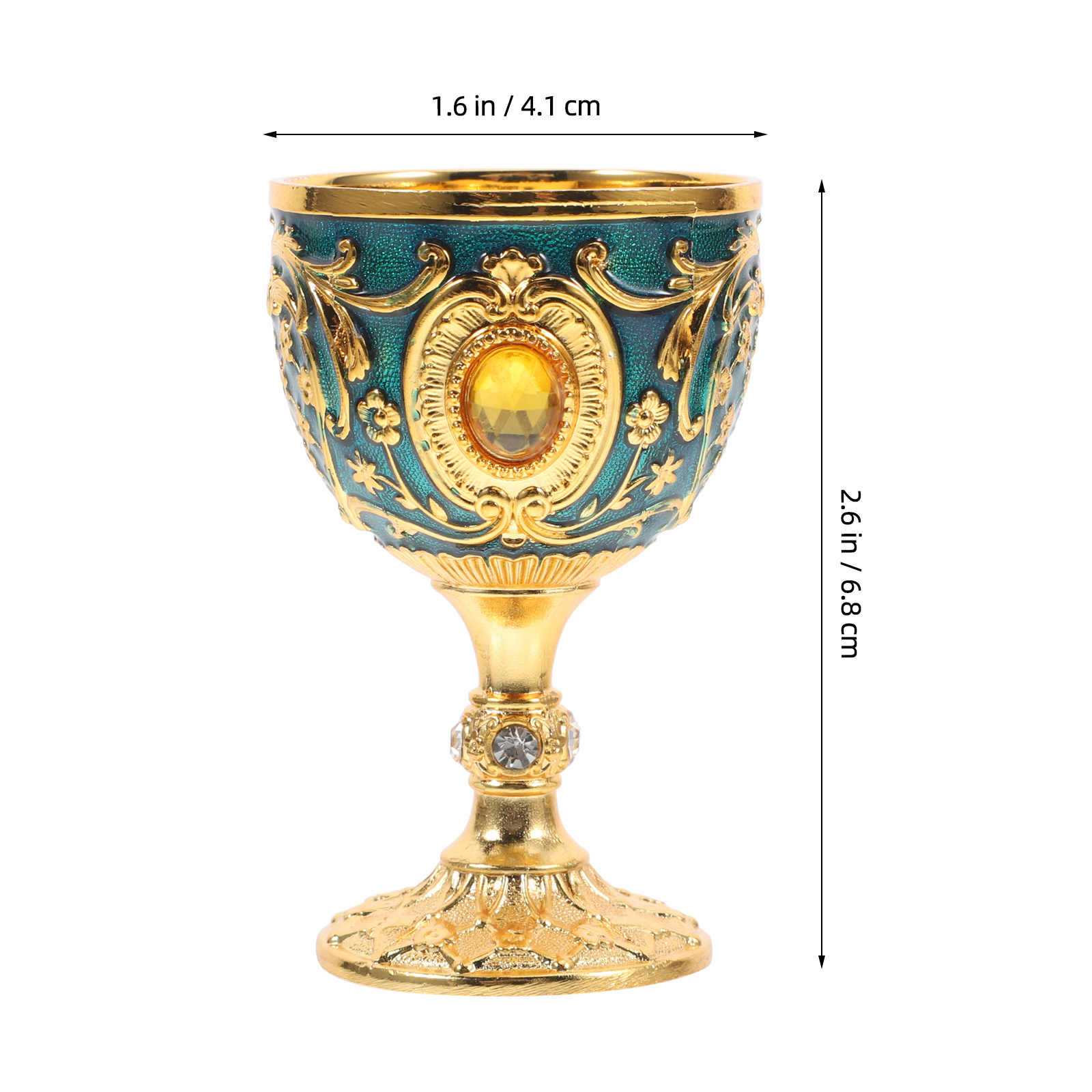 Gold Chalice Cup Retro Vintage - Old Fashioned Glass のレビューと価格