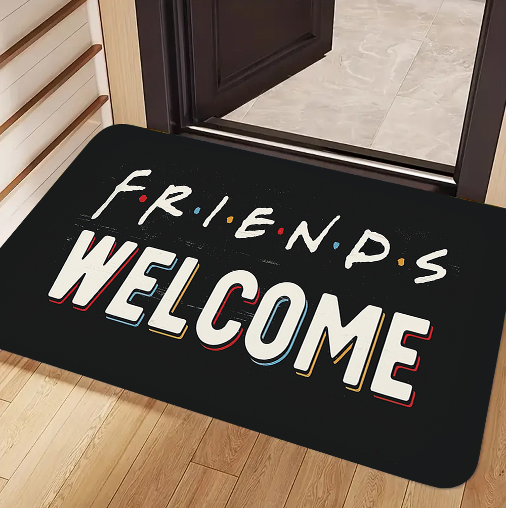 Welcome & Friends Theme Carpet - Home Bar Word のレビューと価格