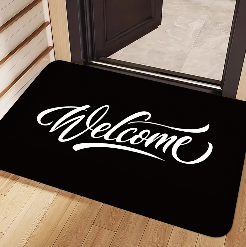 Welcome & Friends Theme Carpet - Home Bar Word のレビューと価格